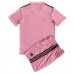 Inter Miami kläder Barn 2023-24 Hemmatröja Kortärmad (+ korta byxor)